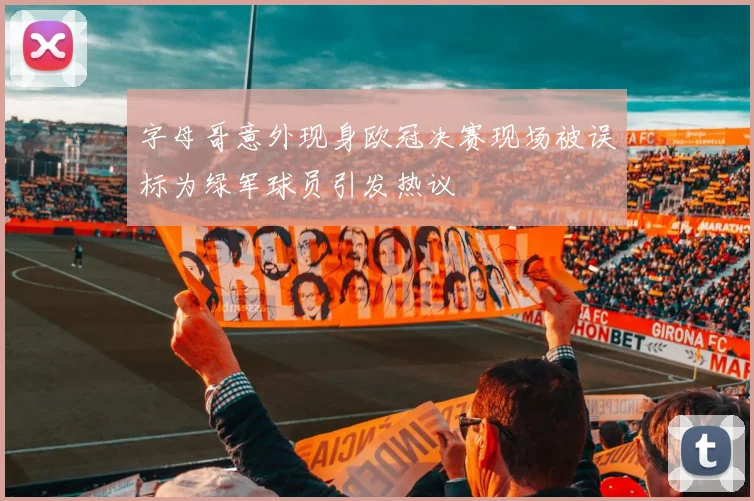 字母哥意外现身欧冠决赛现场被误标为绿军球员引发热议
